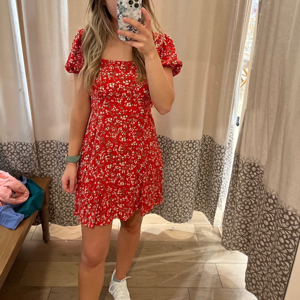 Francesca’s Red Summer Dress